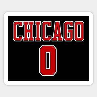 Chicago Basketball no. 0 Sticker